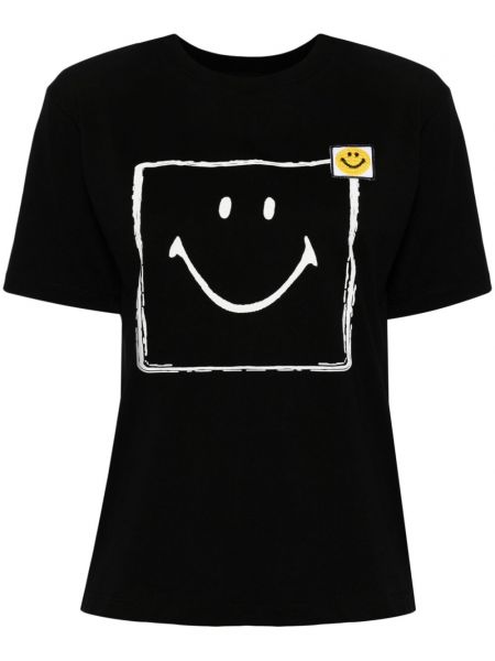 T-krekls ar apdruku Joshua Sanders melns