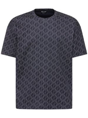T-shirt di cotone in jersey Giorgio Armani