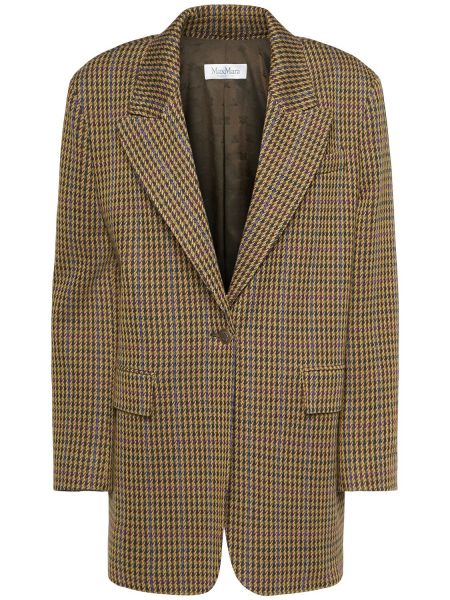 Blazer i ull Max Mara gul