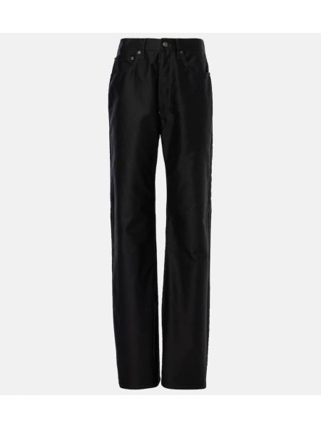 Høy midje jeans Maison Margiela svart