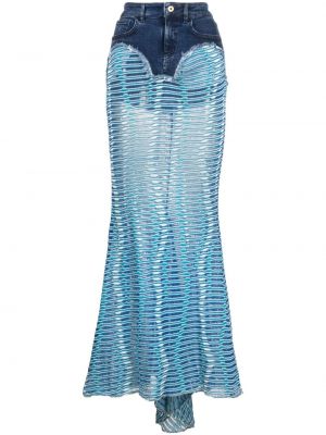Žakárové dlouhá sukně Vitelli modré