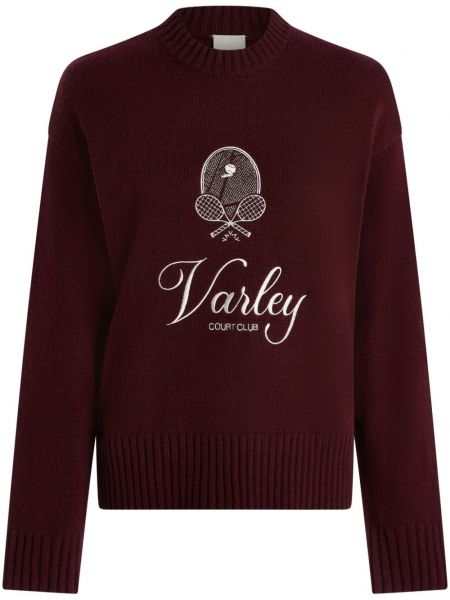 Długi sweter Varley czerwony