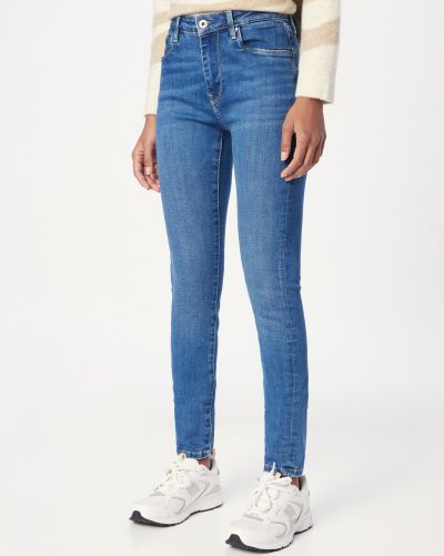 Priliehavé skinny fit džínsy Pepe Jeans modrá
