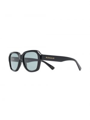 Saulesbrilles ar apdruku Gucci Eyewear melns