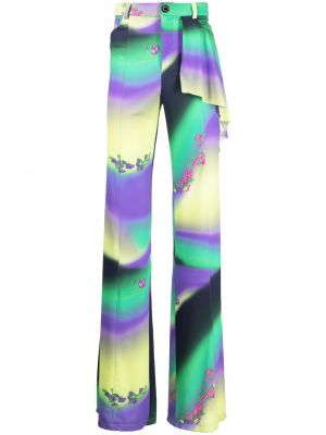 Pantaloni cu imagine cu gradient Natasha Zinko