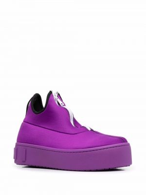 Zapatillas con plataforma Marni violeta