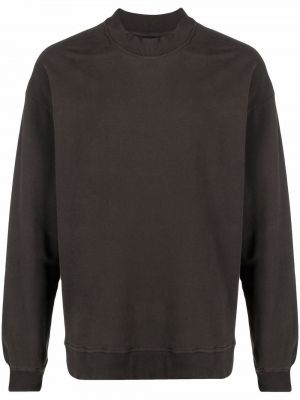 Памучен пуловер Thom Krom кафяво