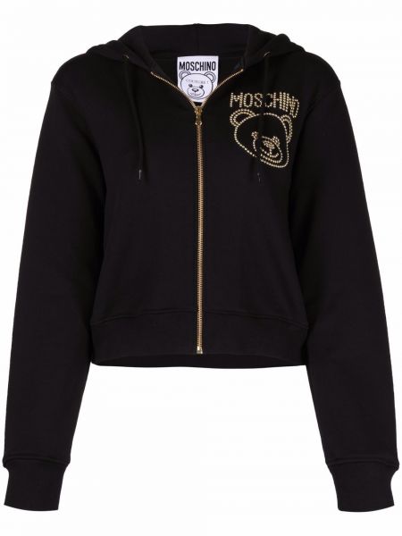 Sudadera con capucha Moschino negro