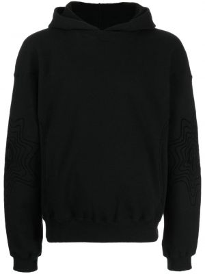Medvilninis džemperis su gobtuvu Asics juoda