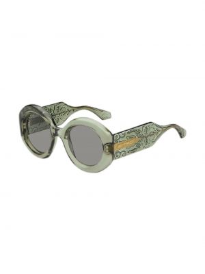 Okulary przeciwsłoneczne z wzorem paisley Etro zielone
