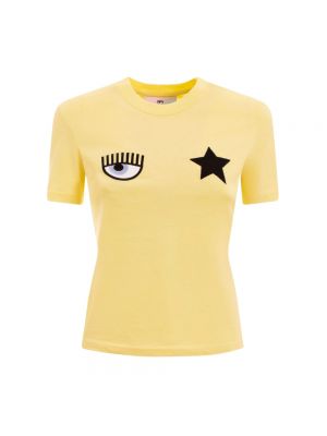 T-shirt Chiara Ferragni Collection giallo