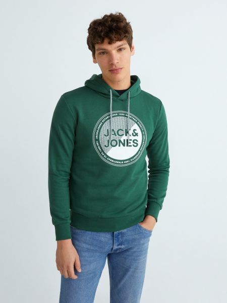 Sudadera con capucha Jack & Jones verde