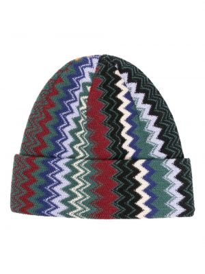 Плетена плетена шапка Missoni червено