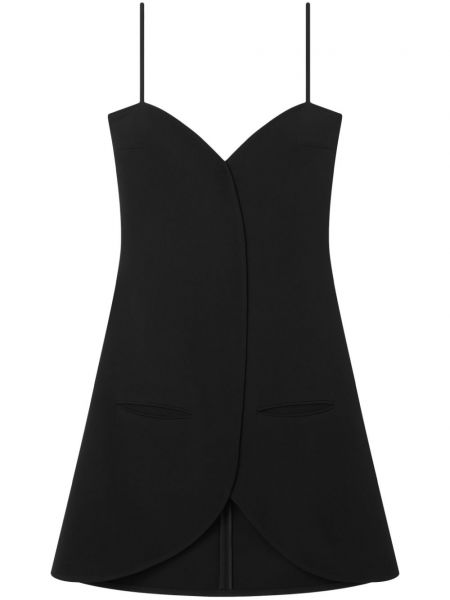 Mini šaty Courreges čierna