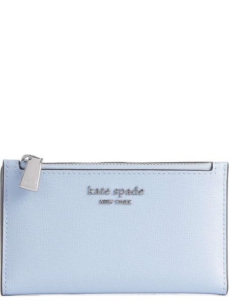 Кожаный кошелек Kate Spade New York синий