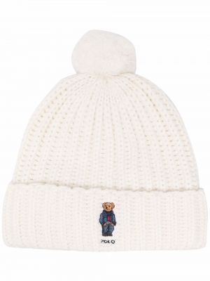 С помпоном шапка бини с медведем Polo Ralph Lauren