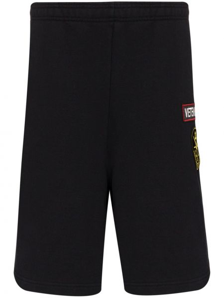 Pantalones cortos deportivos Vetements negro