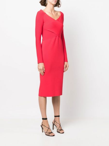 Koktejlové šaty Ralph Lauren Collection červené