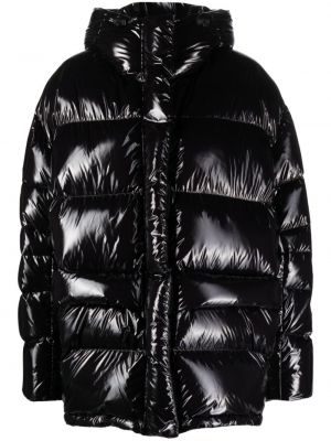 Kabát s kapucňou Msgm čierna