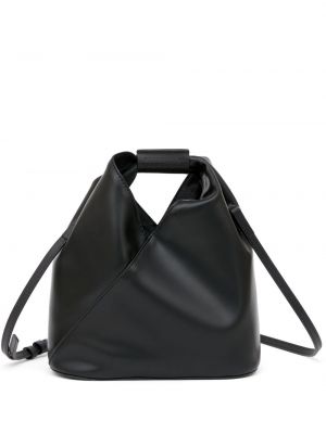 Τσάντα shopper Mm6 Maison Margiela μαύρο