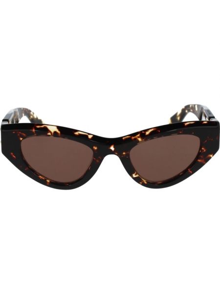 Okulary przeciwsłoneczne Bottega Veneta brązowe