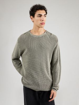Mrežasti pulover Replay siva