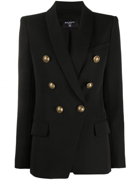 Lang blazer Balmain svart