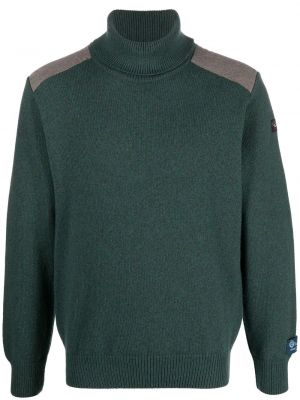 Vlnený sveter Paul & Shark zelená