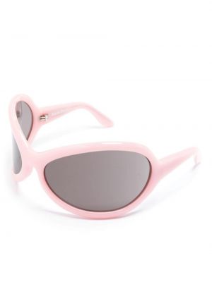 Okulary przeciwsłoneczne oversize Acne Studios różowe
