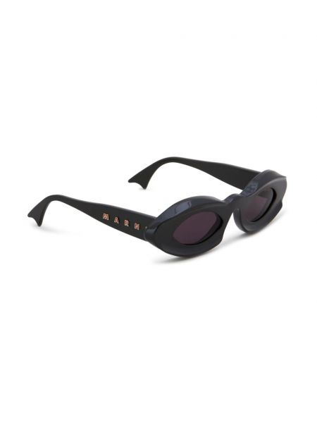 Sonnenbrille mit print Marni schwarz