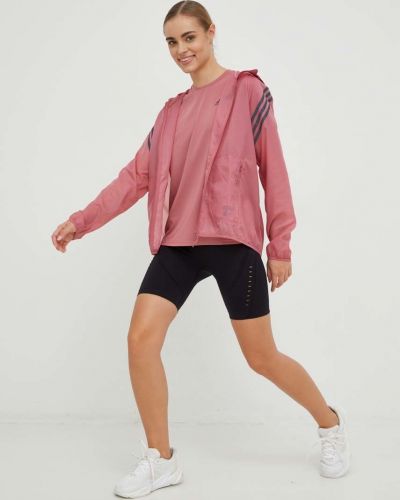 Ветровка Adidas Performance розовая