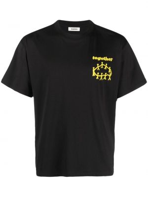 T-shirt aus baumwoll mit print Sandro
