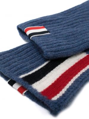 Gants à rayures en tricot Thom Browne