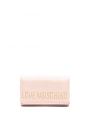 Pénztárca nyomtatás Love Moschino rózsaszín