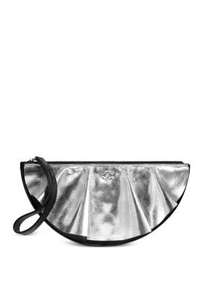 Stepēta clutch somiņa ar drapējumu Chanel Pre-owned