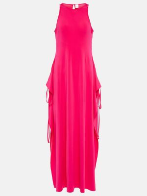 Μάξι φόρεμα Max Mara ροζ