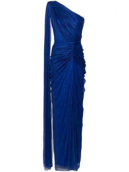 Kleid mit one-shoulder-träger Rhea Costa blau