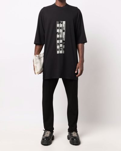 Camiseta oversized Rick Owens Drkshdw negro