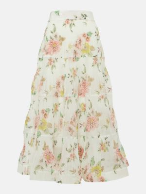 Maksi suknja s cvjetnim printom Zimmermann