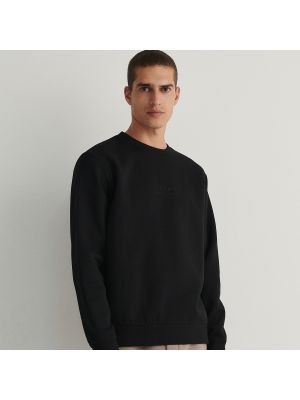Hímzett pulóver Reserved fekete