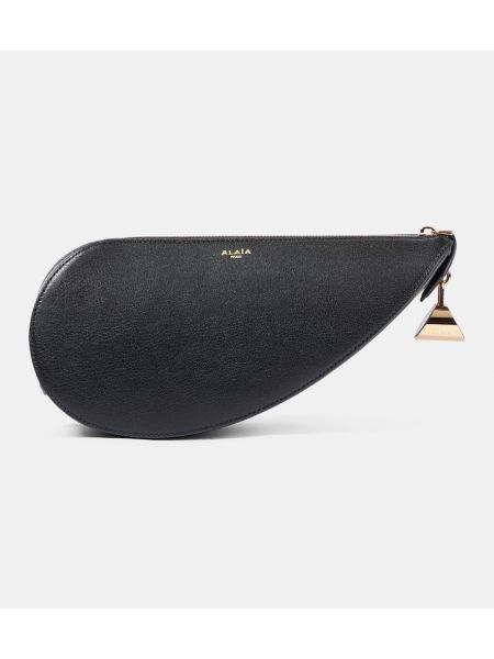 Læder clutch Alaia sort