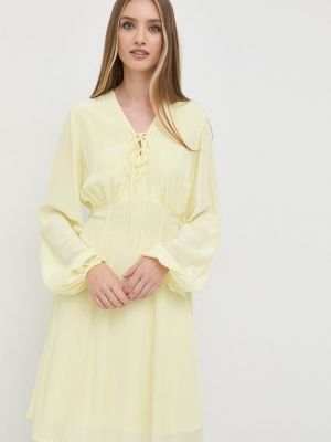 Sukienka mini Ivy Oak żółta