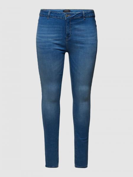 Jeansy w jednolitym kolorze Only Carmakoma niebieskie