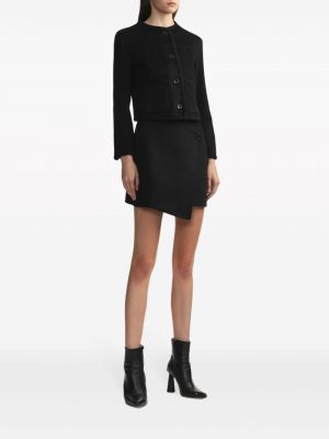 Vlněné mini sukně Proenza Schouler černé