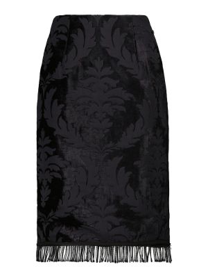 Midi sukně Marine Serre černé