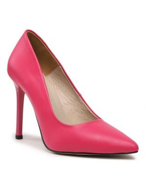 Ниски обувки с ток Karino розово