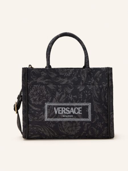 Shopper kabelka Versace šedá
