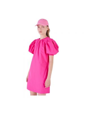 Sukienka mini bawełniana Silvian Heach różowa