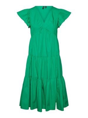 Μίντι φόρεμα Vero Moda πράσινο