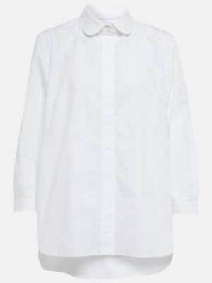 Oversize памучна риза Patou бяло
